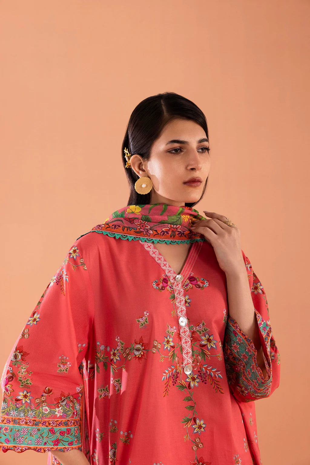 Unstitched Mahay Lawn 3 Piece Suit