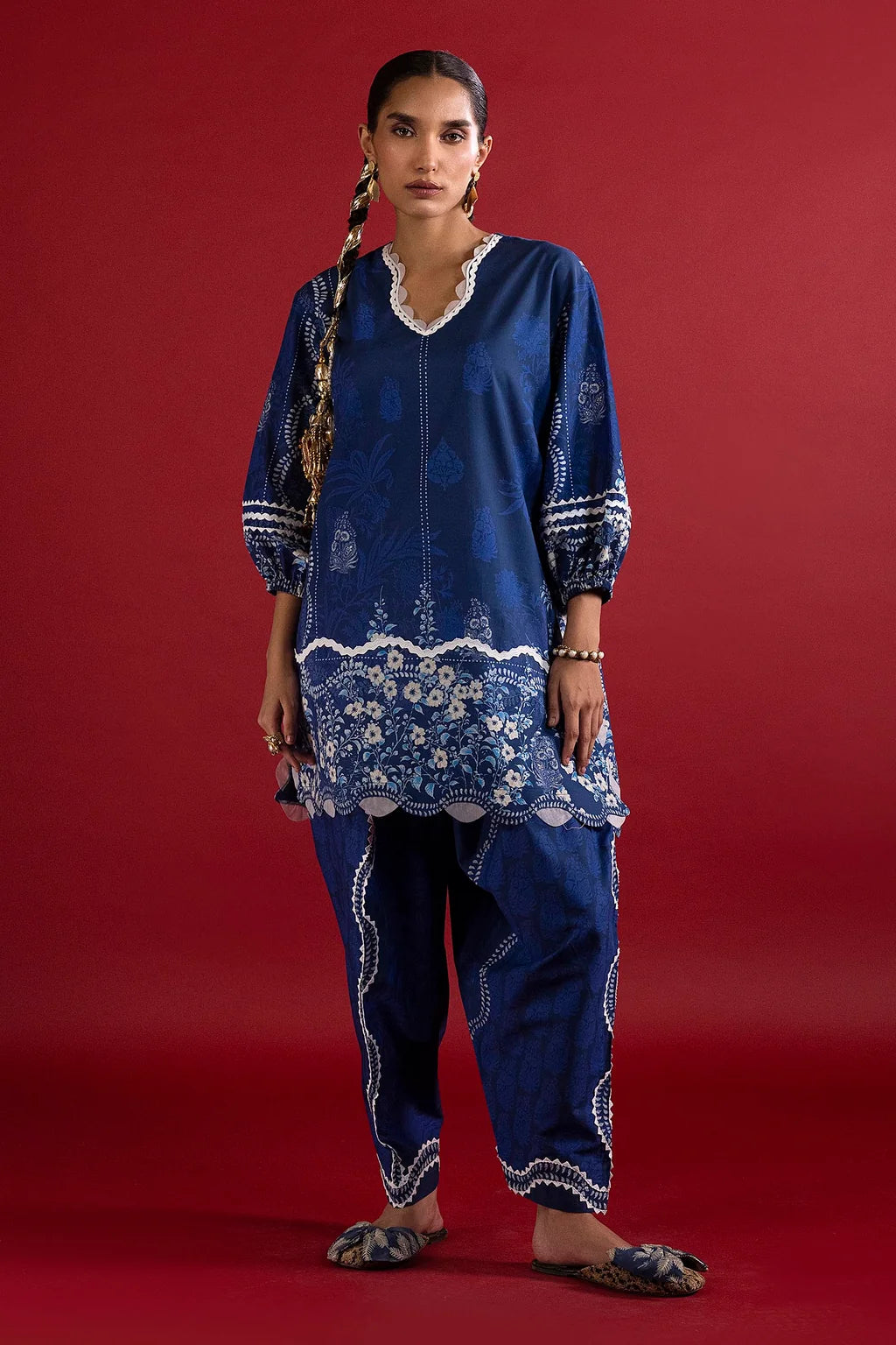 Unstitched 2 Piece Lawn Suit