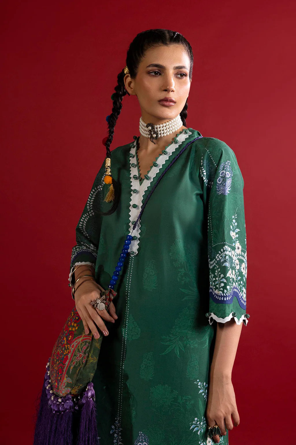 Unstitched 2 Piece Lawn Suit