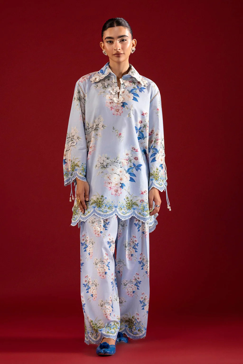 Unstitched Printed 2 Piece Lawn Suit
