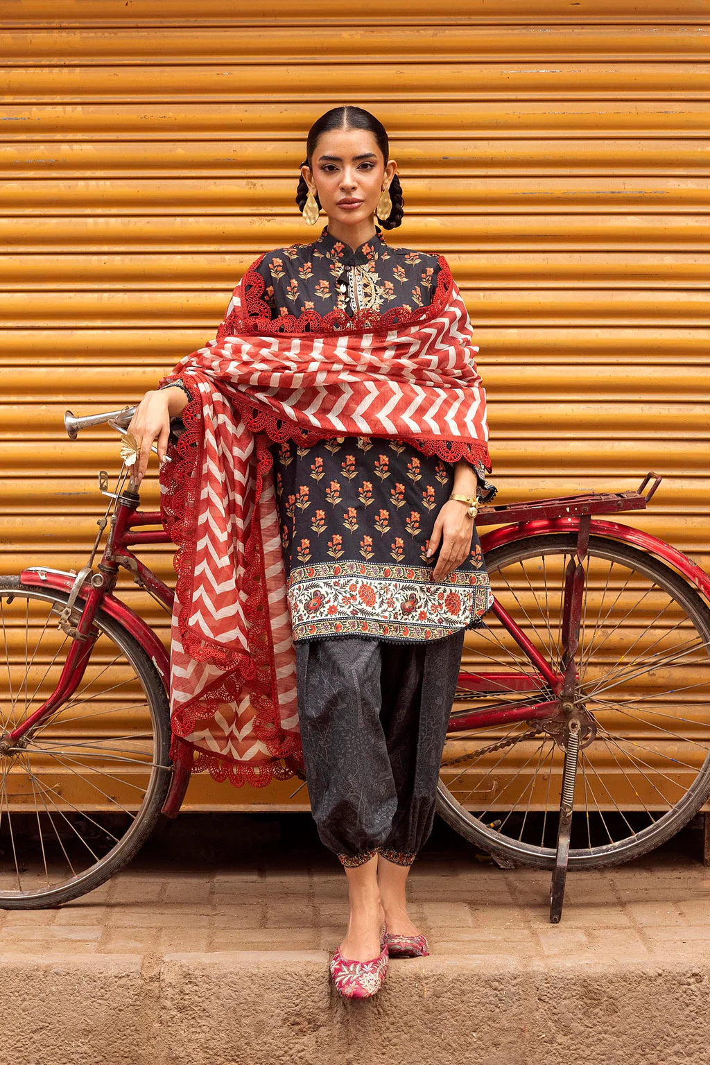 Unstitched Printed 3 Piece Lawn Suit