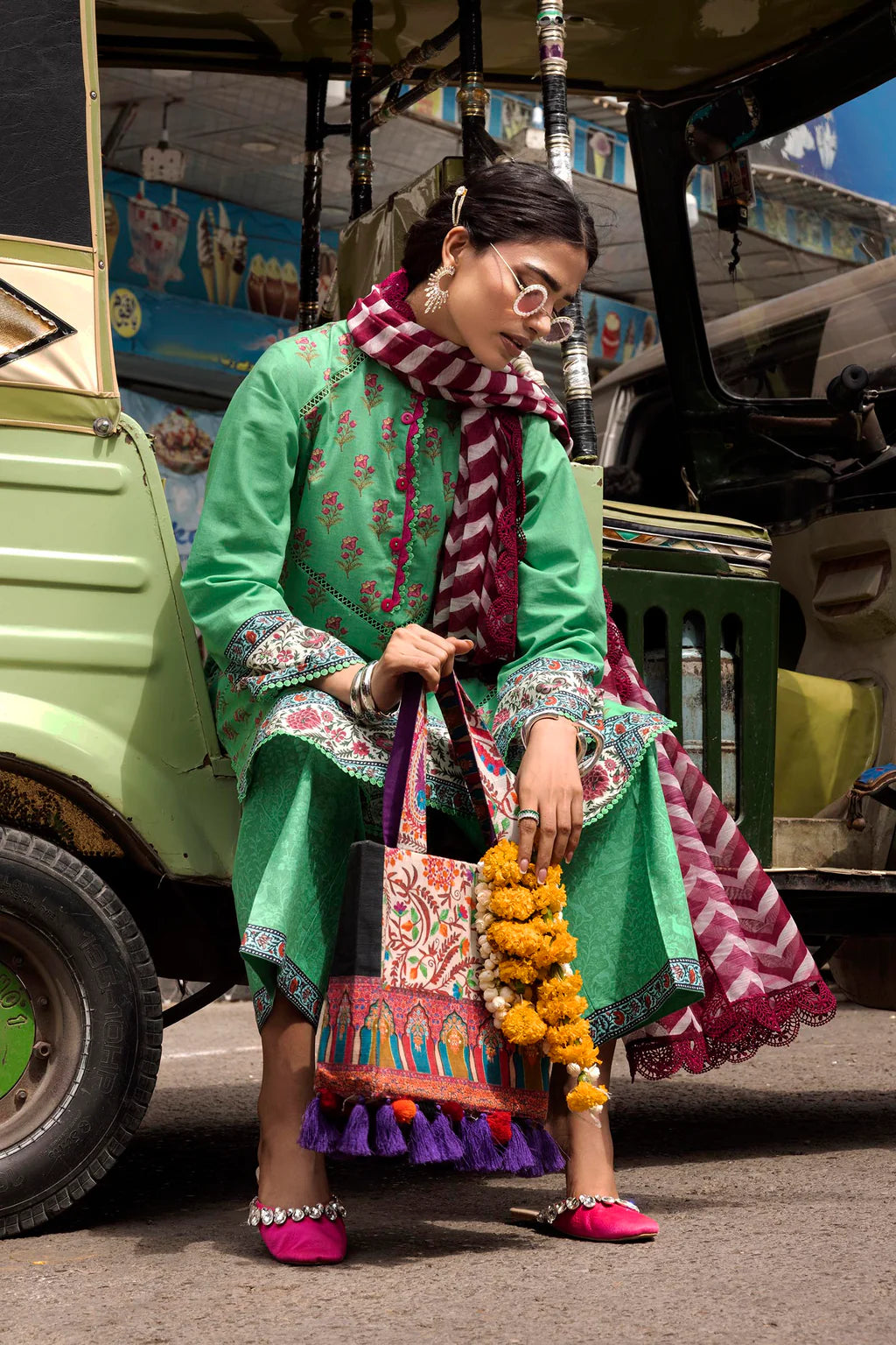 Unstitched Printed 3 Piece Lawn Suit