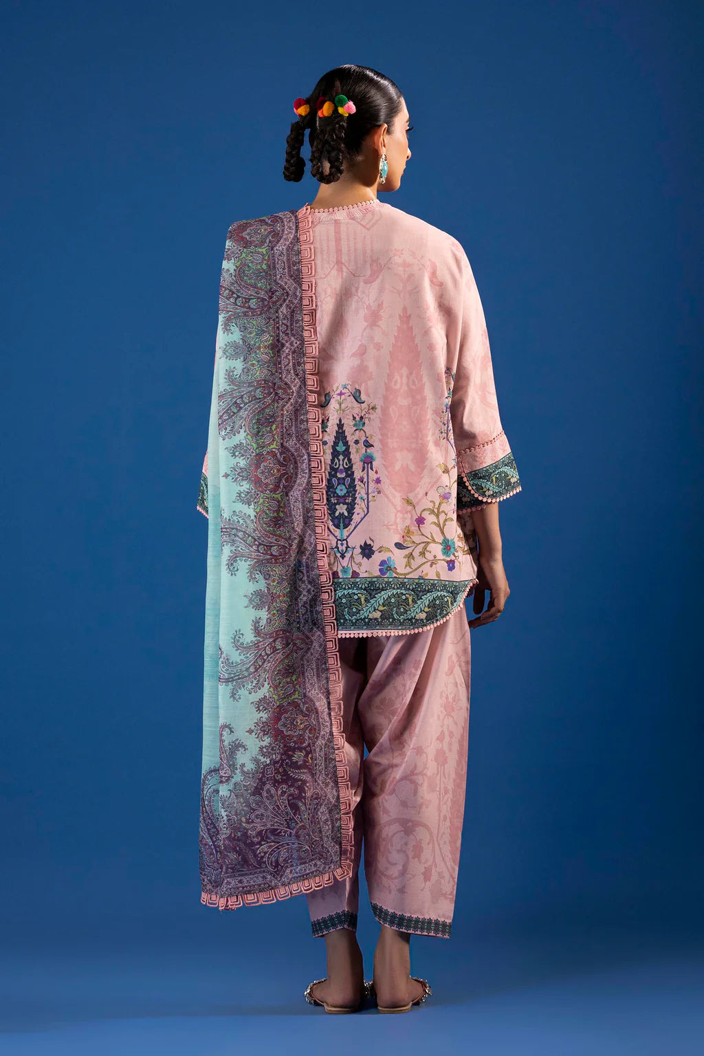 Unstitched Printed 3 Piece Lawn Suit