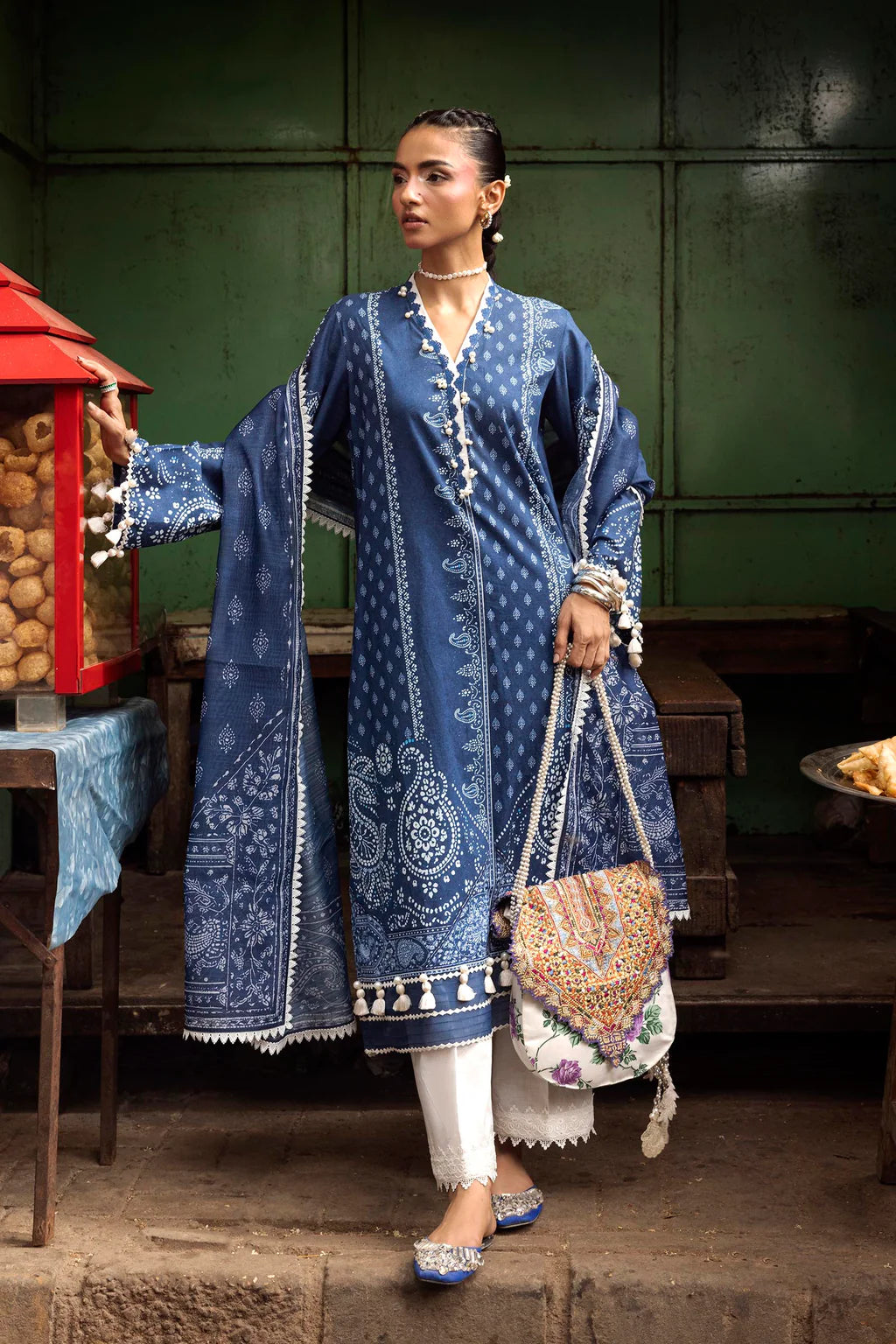 Unstitched Printed 2 Piece Lawn Suit