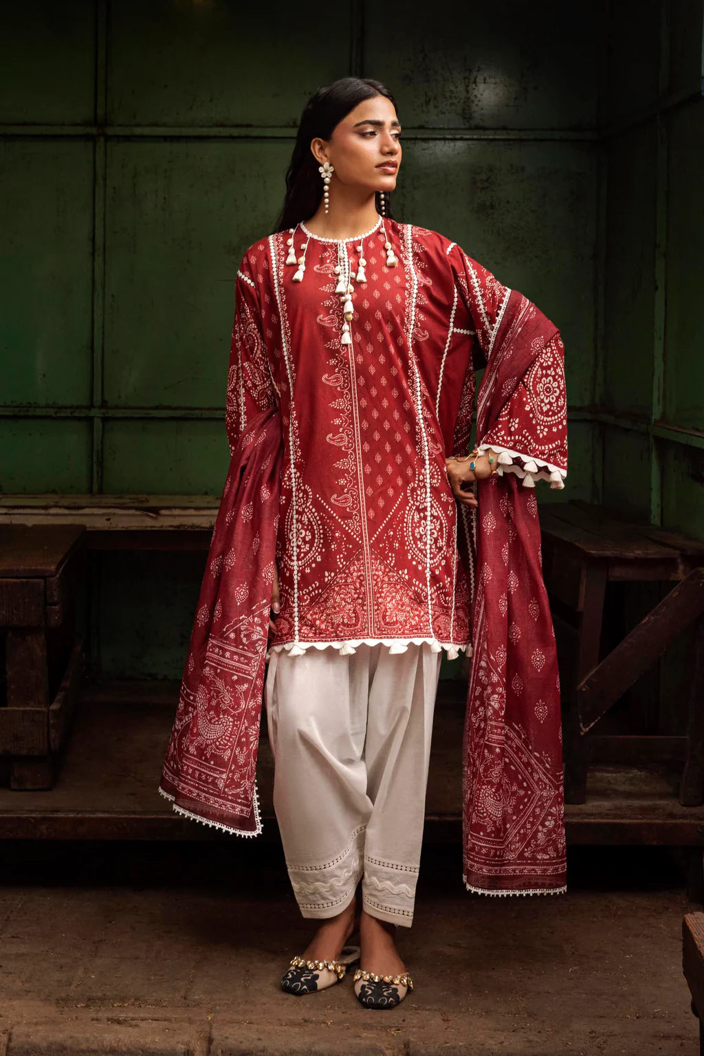 Unstitched Printed 2 Piece Lawn Suit