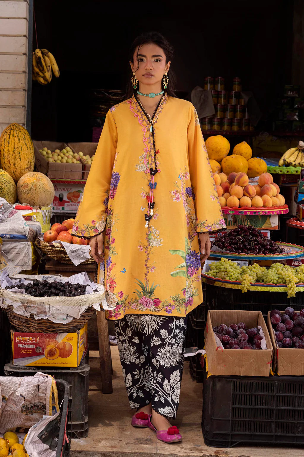 Unstitched Printed 2 Piece Lawn Suit