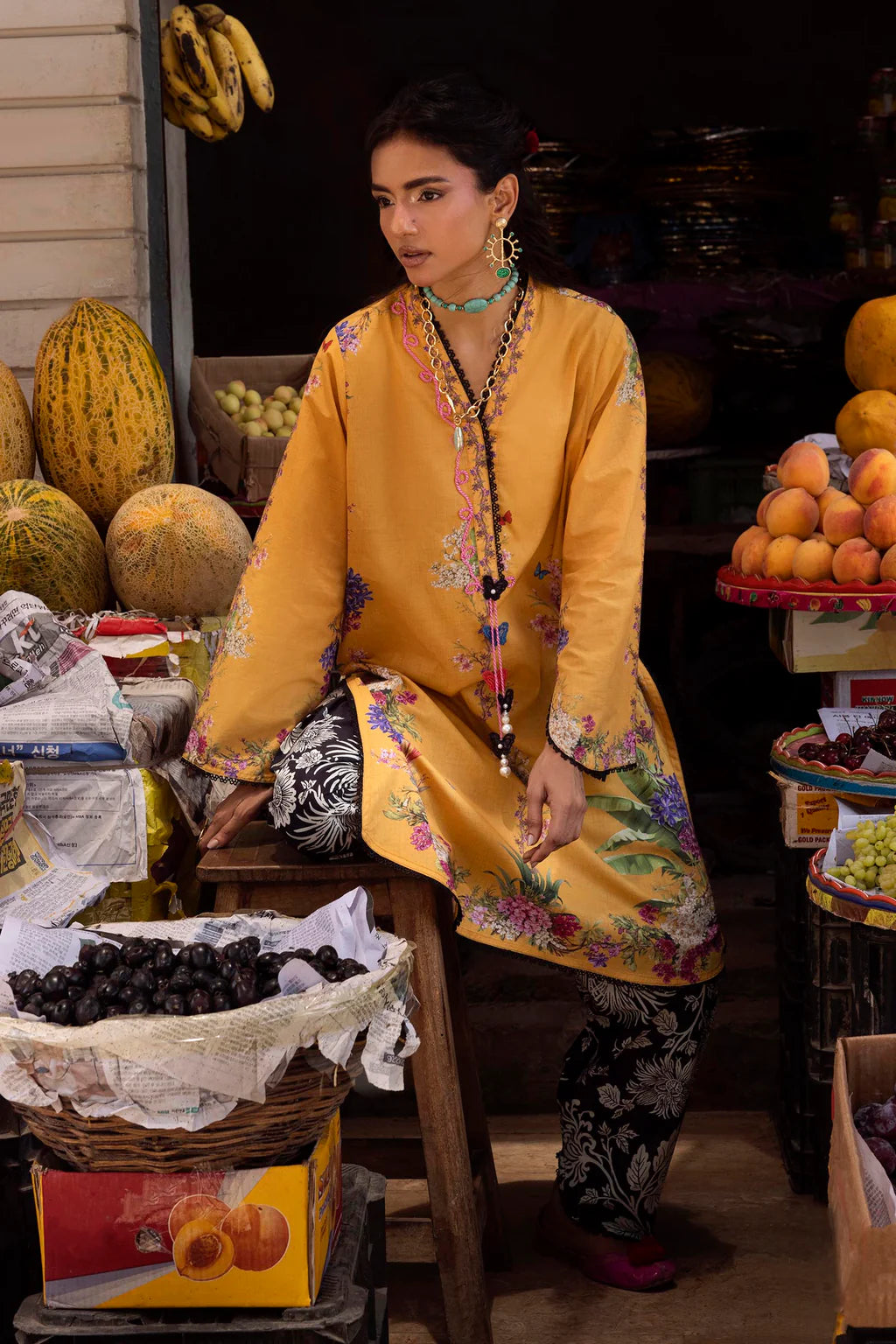 Unstitched Printed 2 Piece Lawn Suit