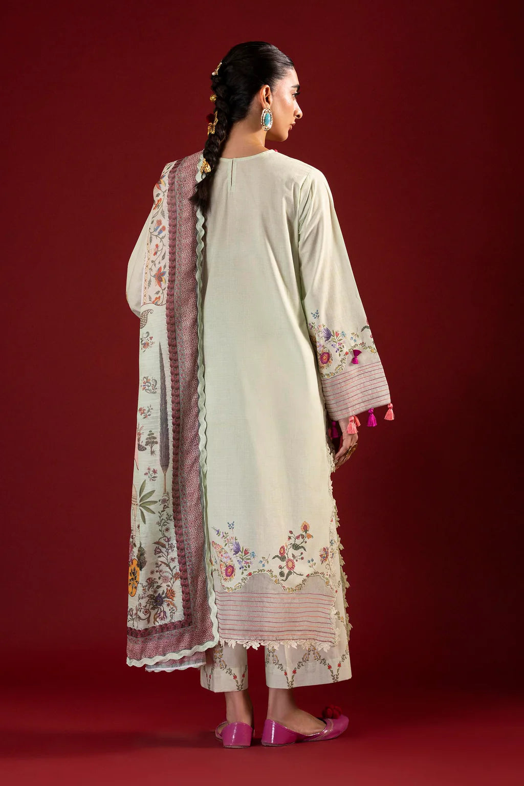 Unstitched Printed 3 Piece Lawn Suit