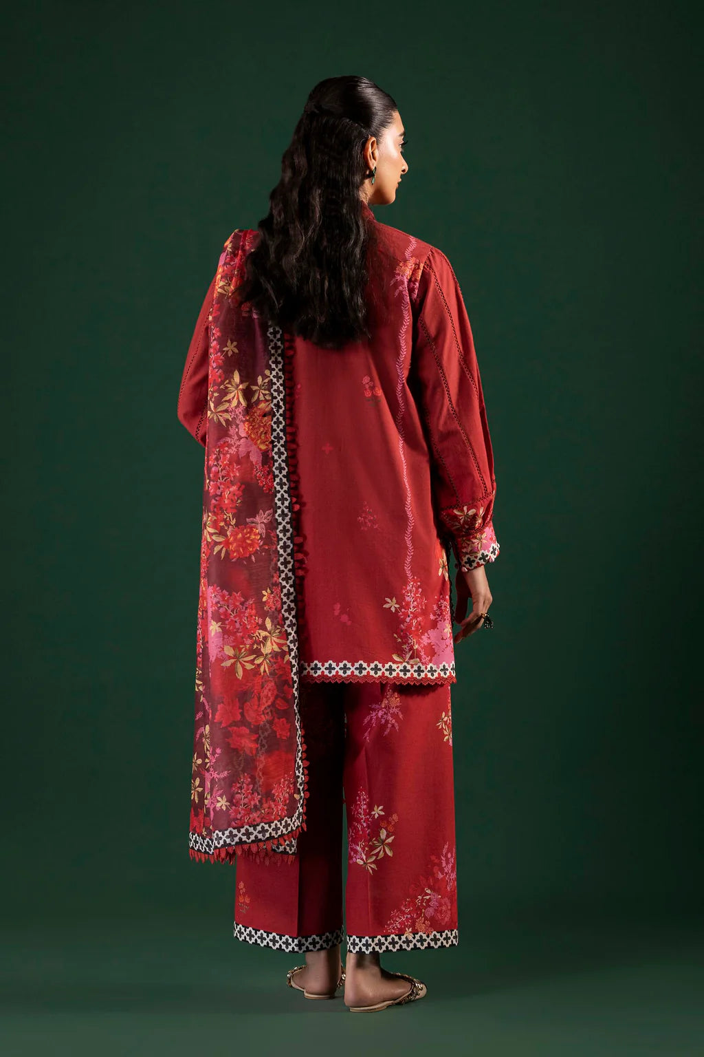 Unstitched Printed 3 Piece Lawn Suit