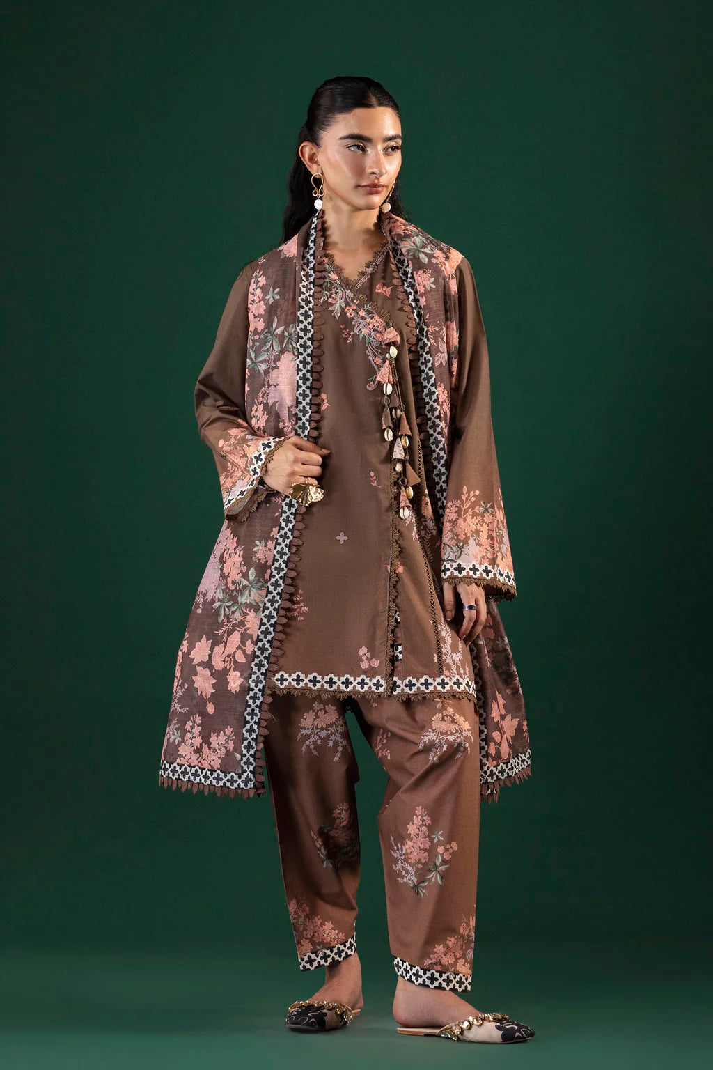 Unstitched Printed 3 Piece Lawn Suit