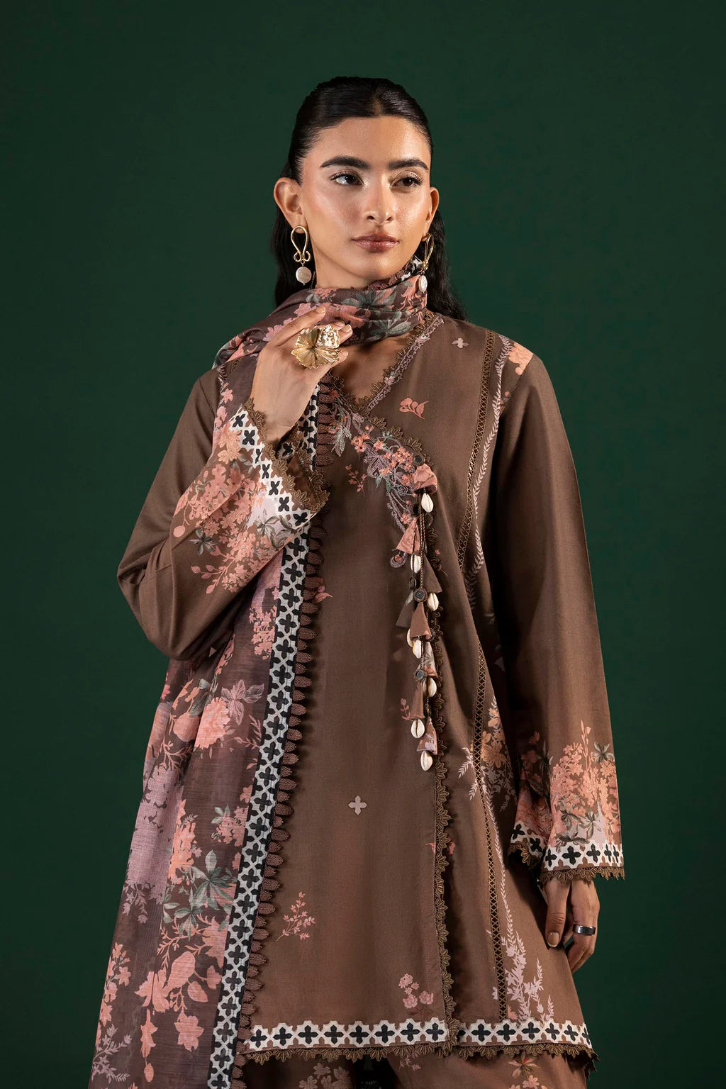 Unstitched Printed 3 Piece Lawn Suit