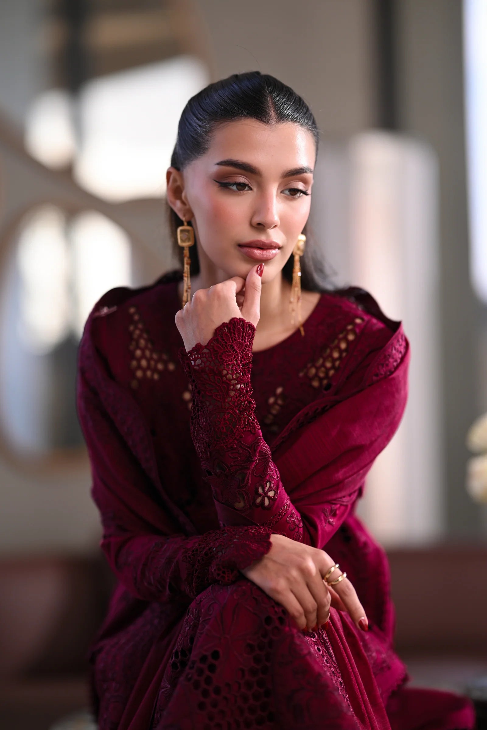 DEEP MAROON LUXURY - SOLD OUT