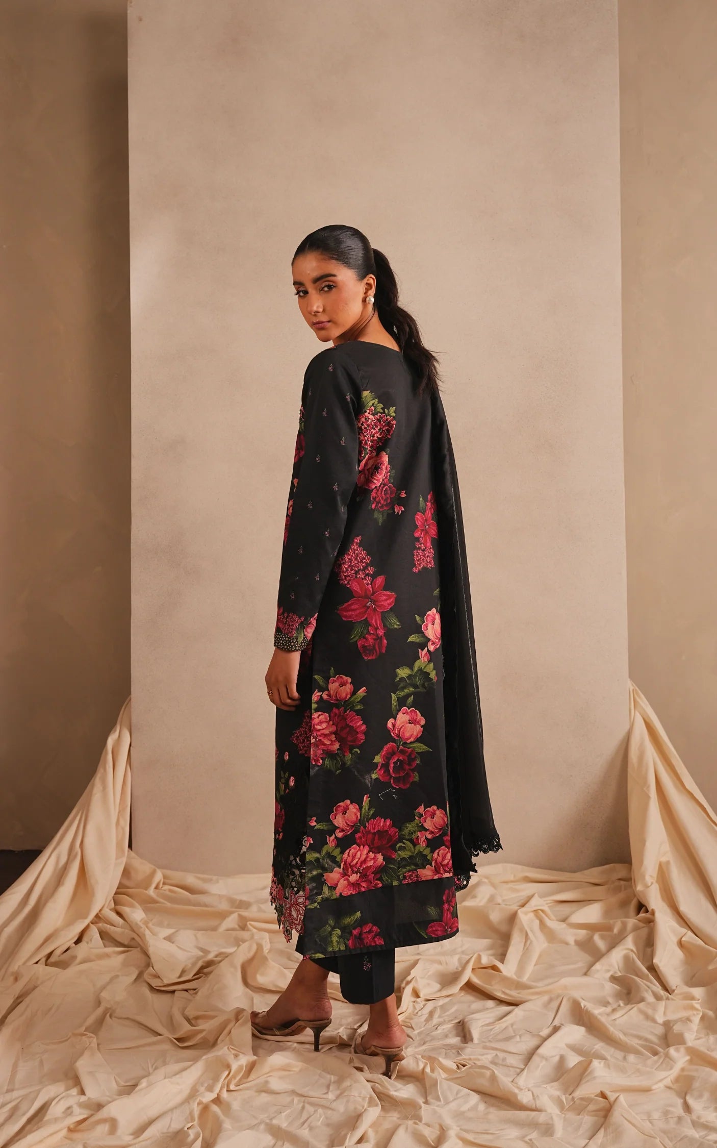 Azure Bloom MSSL-07 | 3pcs Embroidered Unstitched Summer