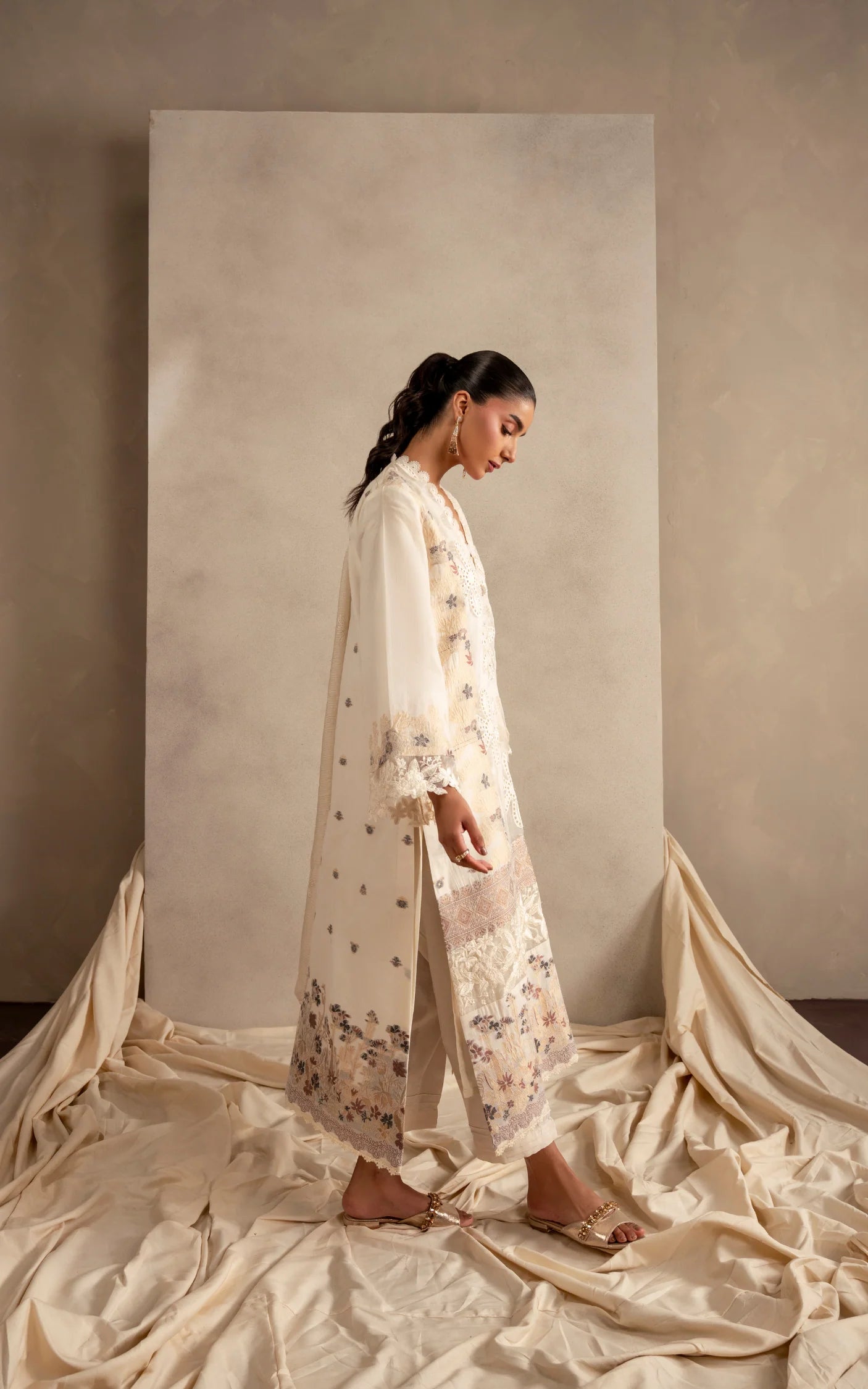 Cloud Nine MSSL-09 | 3pcs Embroidered Unstitched Summer
