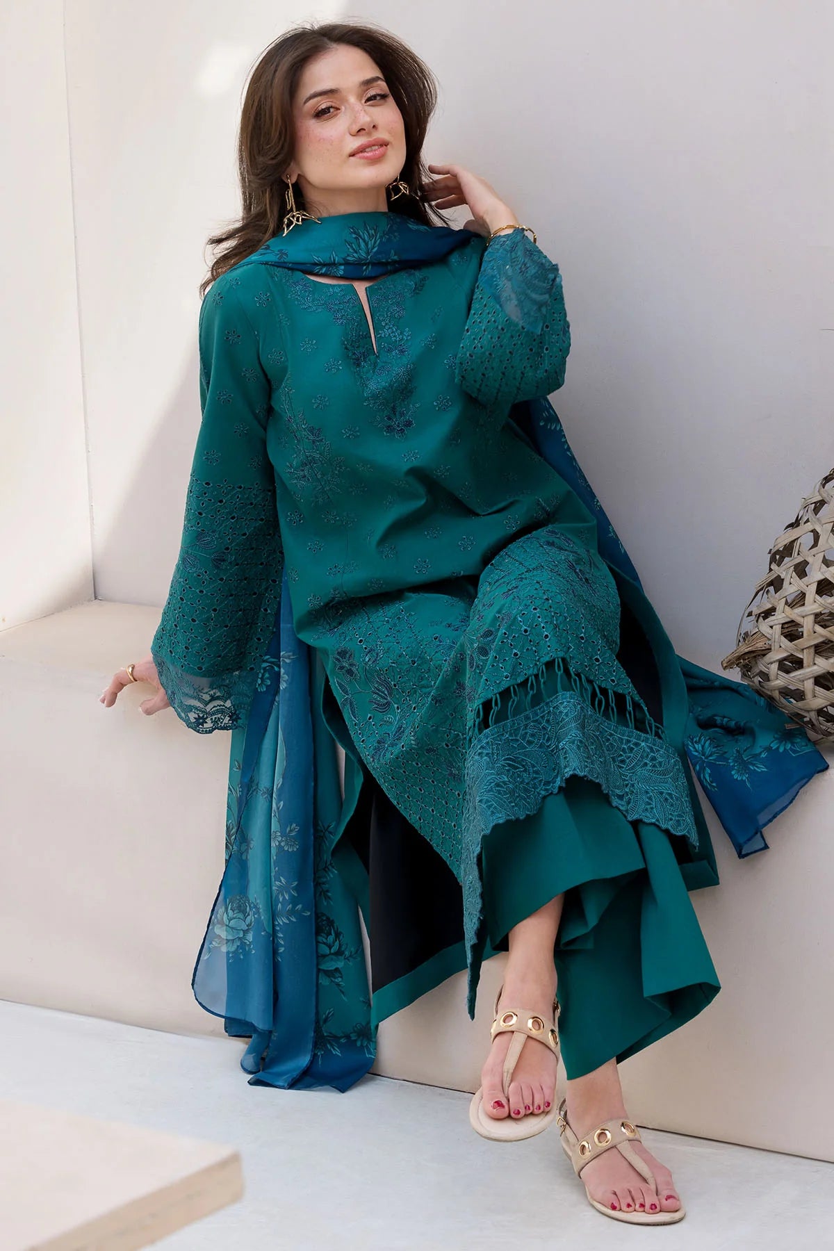 6063-ABIGAL EMBROIDERED LAWN UNSTITCHED