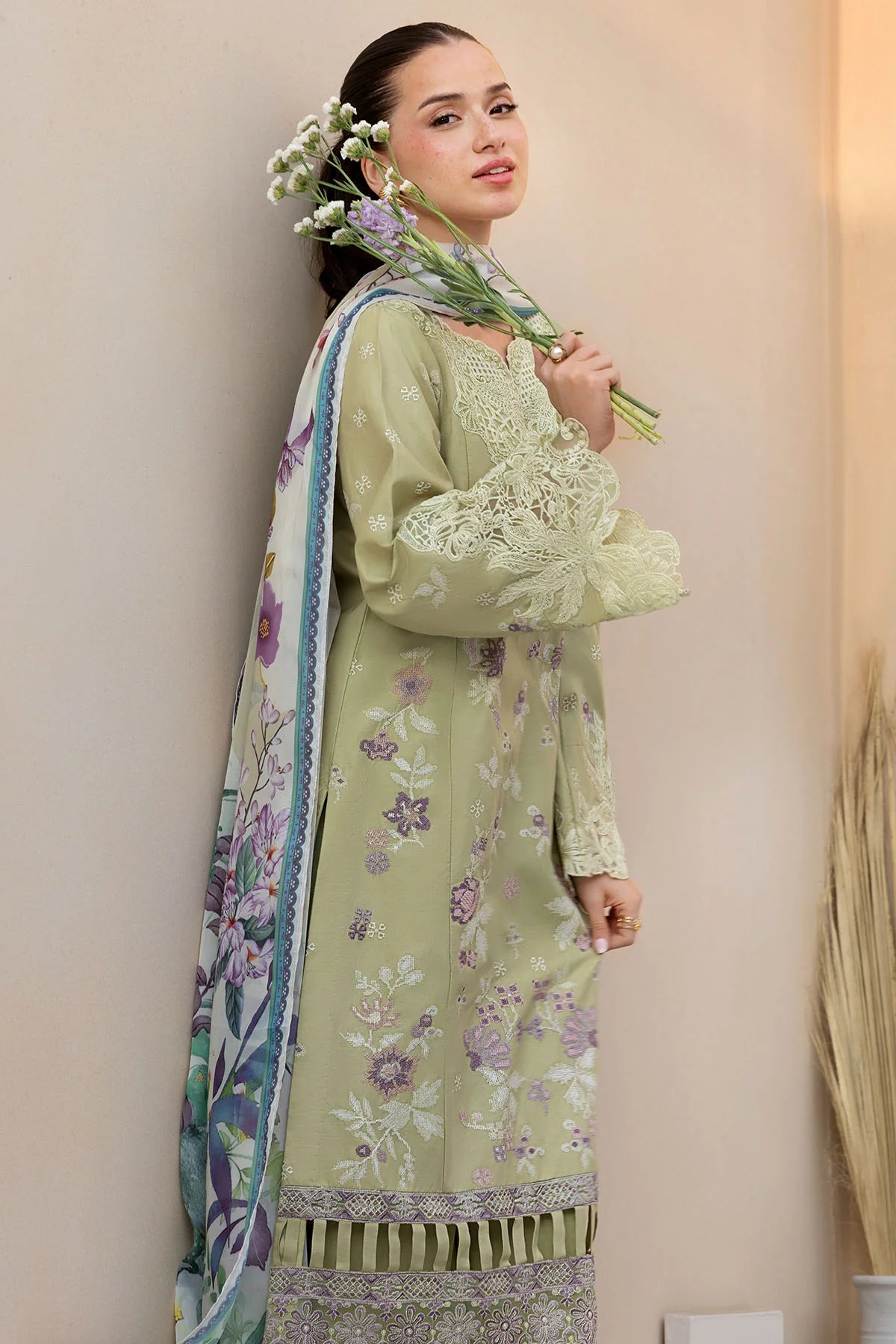 6064-ALEXANDRIN EMBROIDERED LAWN UNSTITCHED