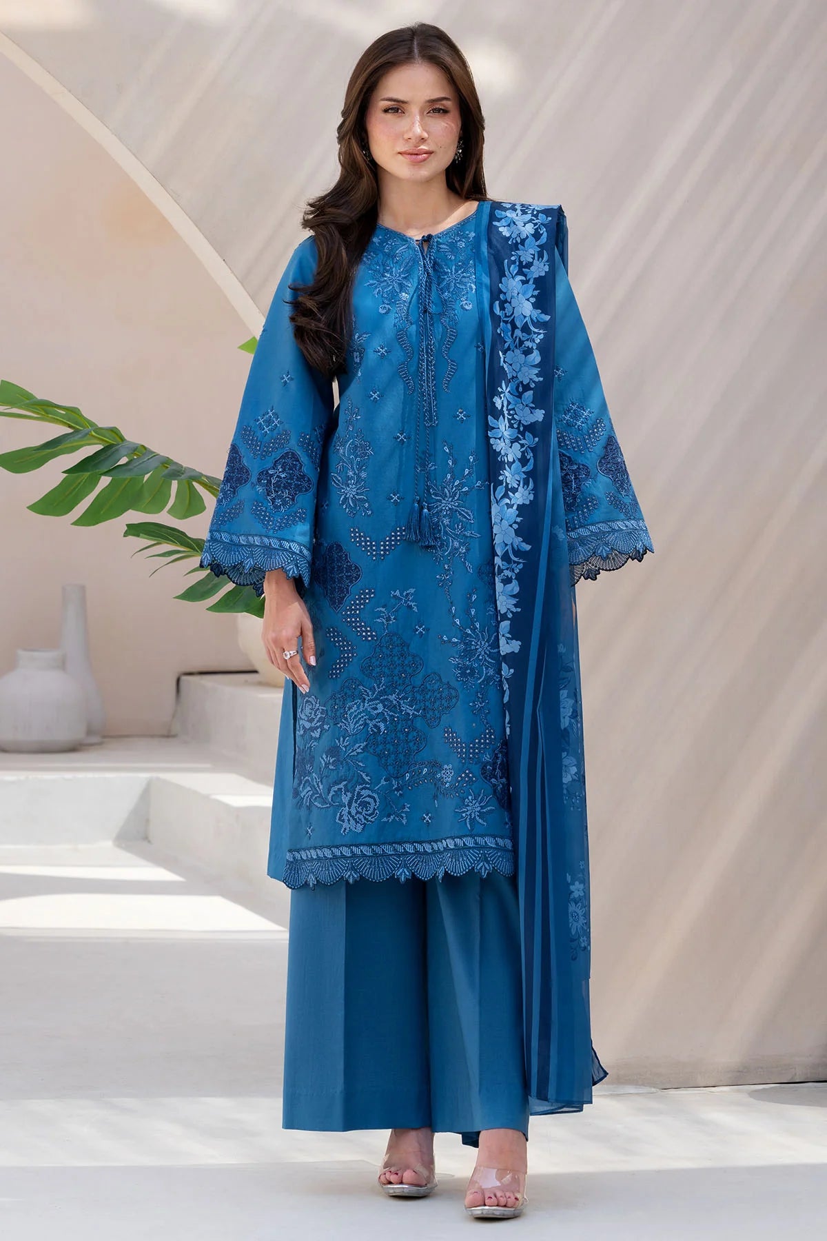 6068-FRANCES EMBROIDERED LAWN UNSTITCHED
