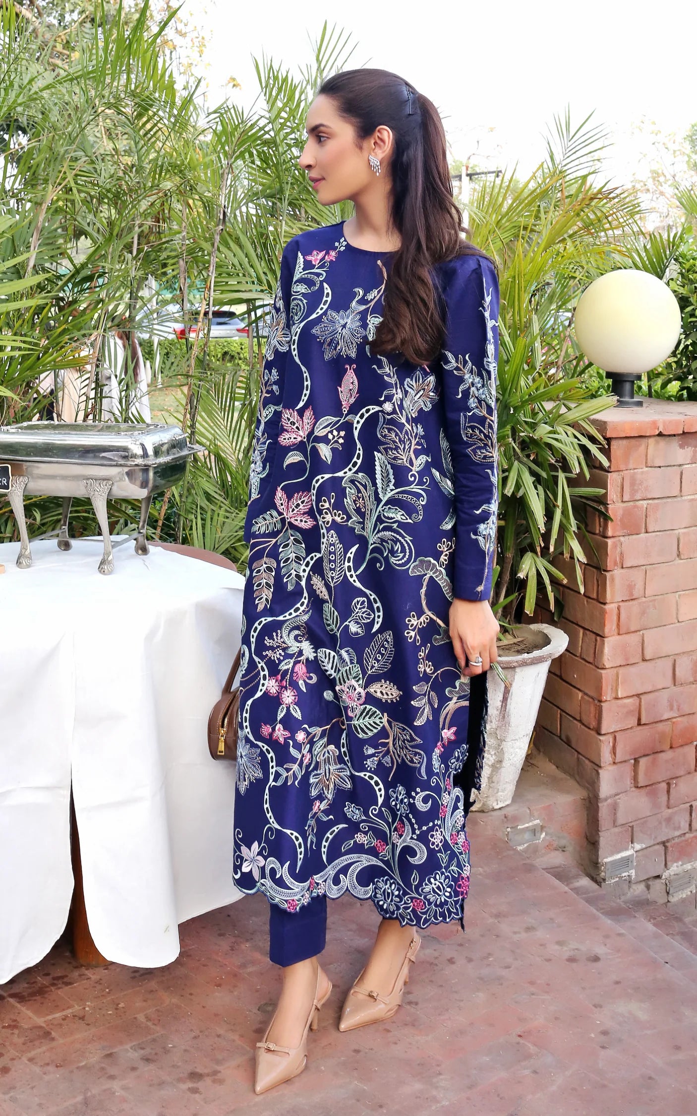 Scarlet Blue (SL26-04) | 3pcs Embroidered Unstitched Summer