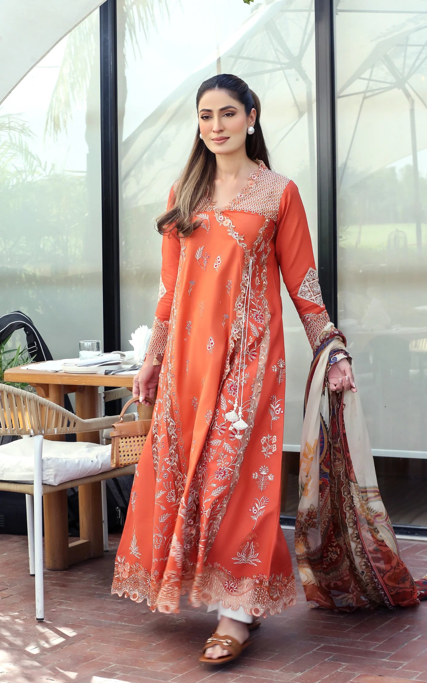 Coral Fusion (SL26-06) | 3pcs Embroidered Unstitched Summer