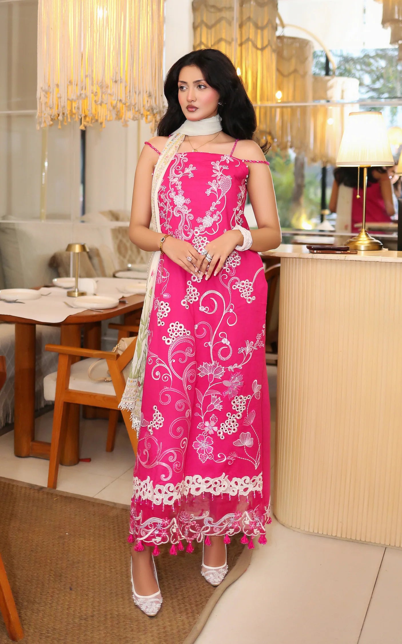 Fuchsia Allure (SL26-09) | 3pcs Embroidered Unstitched Summer