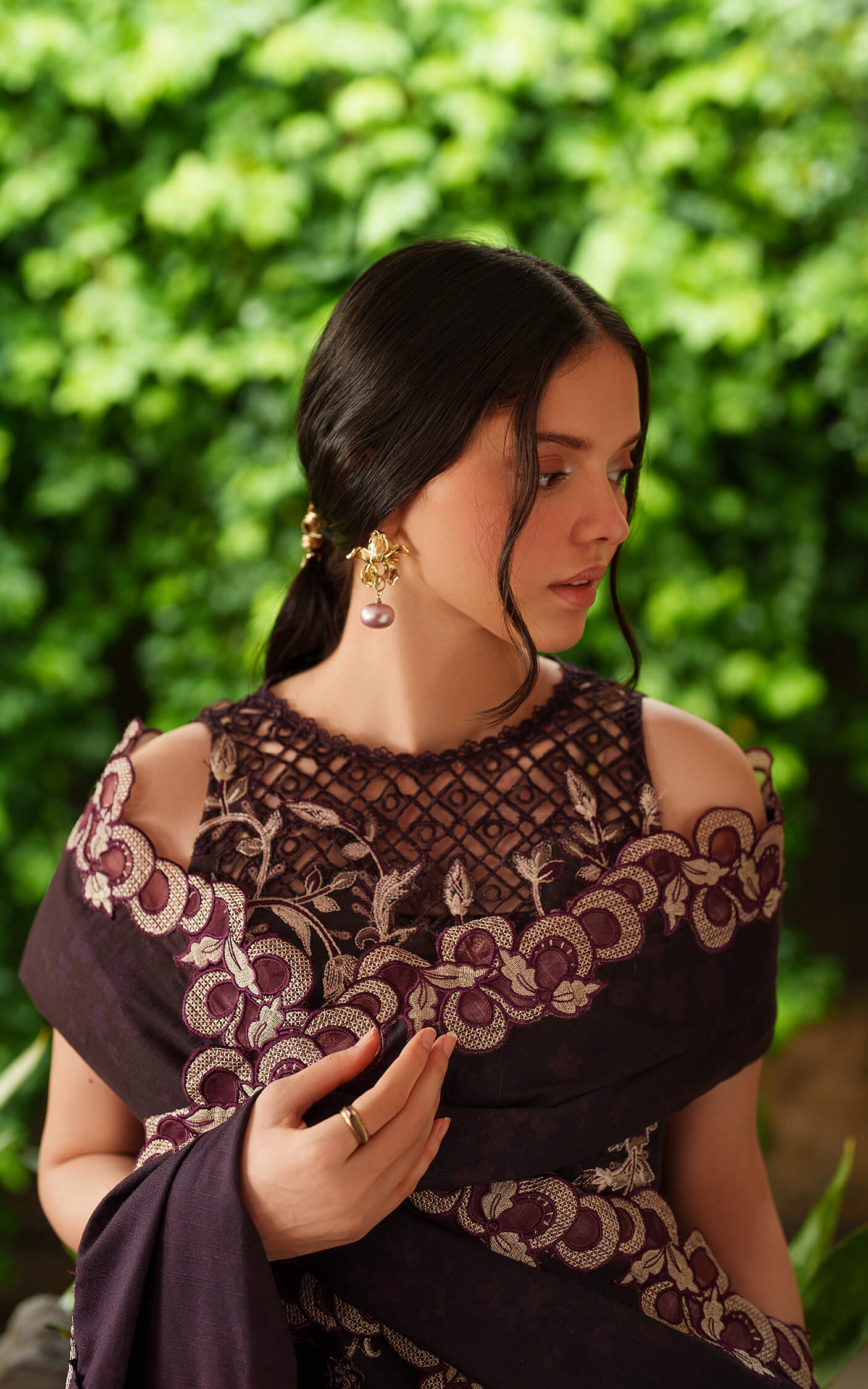 Siera LWC25-09 | 3pcs Embroidered Unstitched Winter