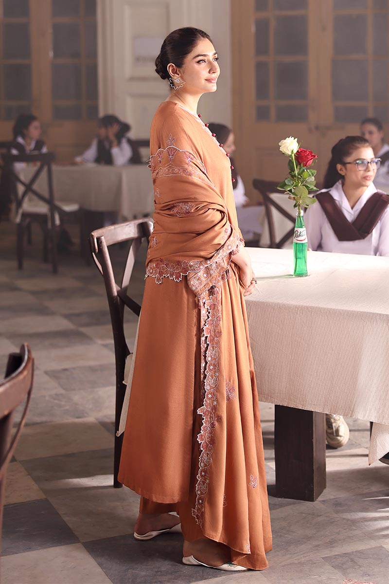 AUTUMN GLAZE-3PC MARINA EMBROIDERED SUIT