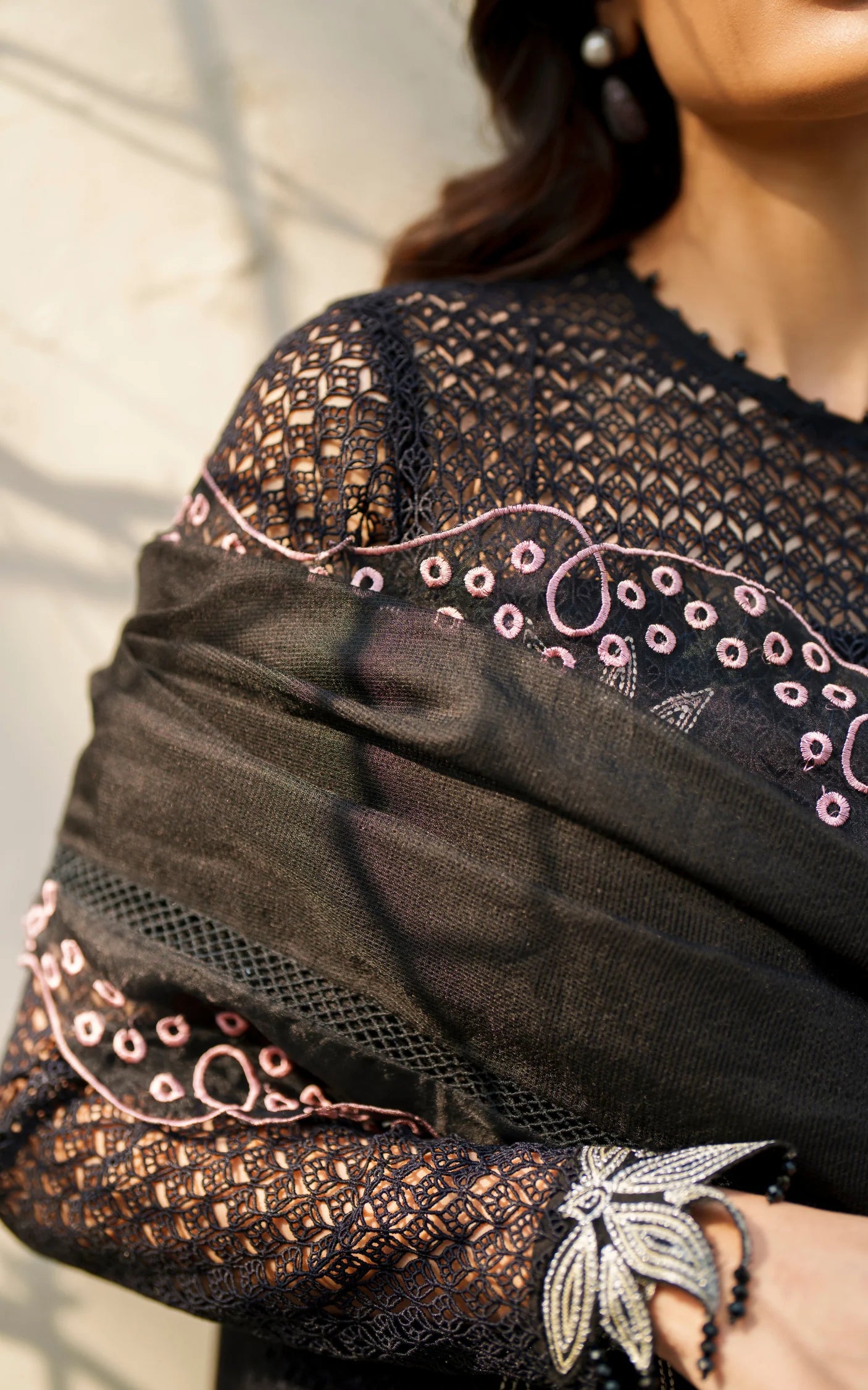 Noir Lily VUL26-01 | 3pcs Embroidered Unstitched Summer