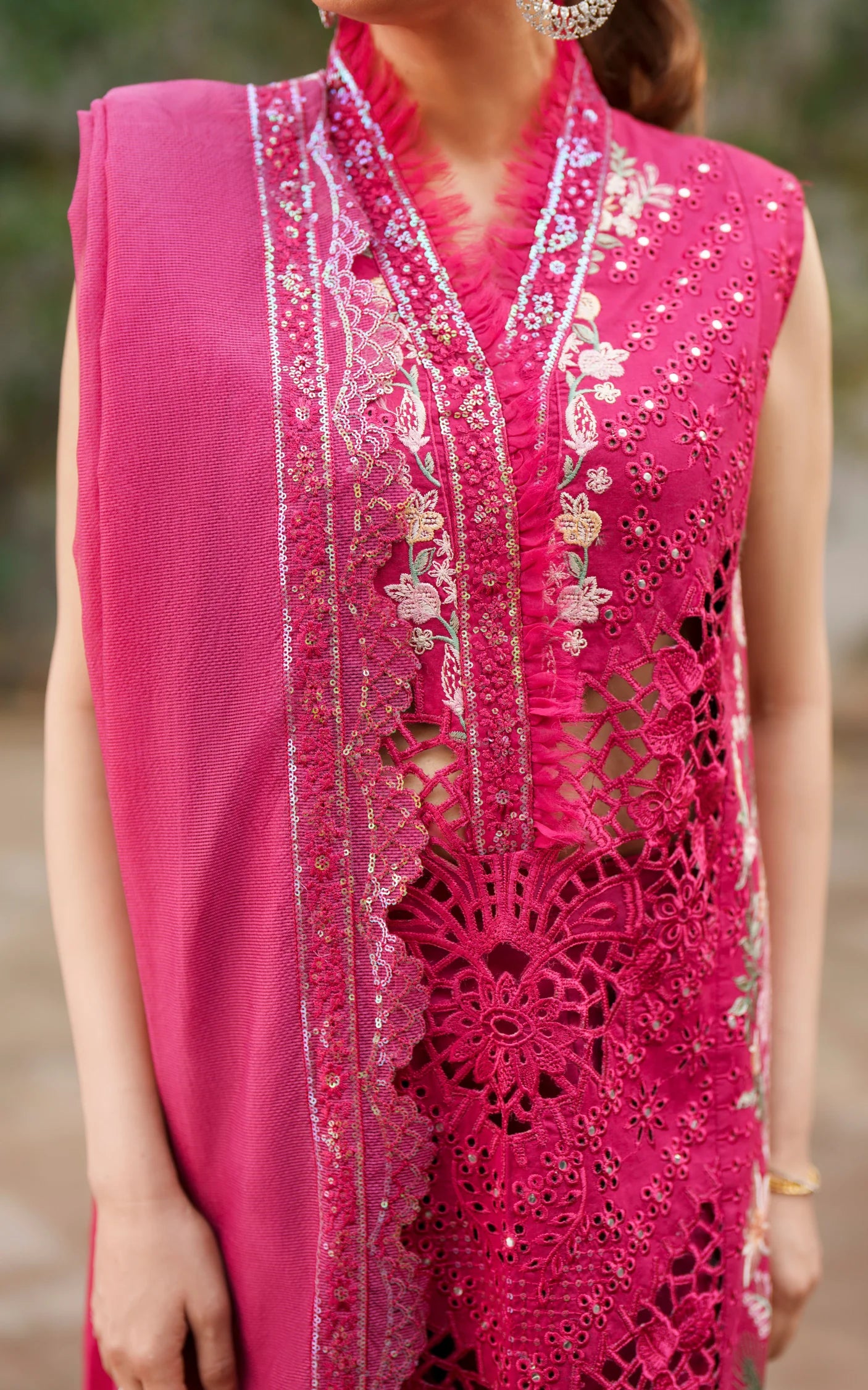 Ethereal Echo VUL26-07 | 3pcs Embroidered Unstitched Summer