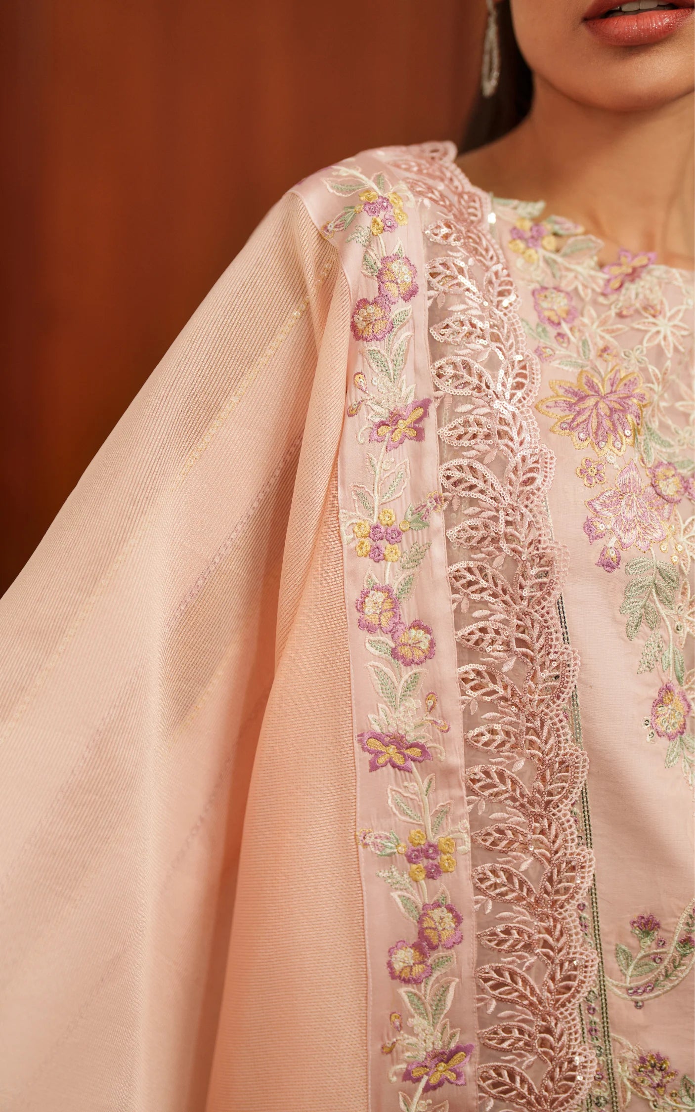 Crimson Courage VUL26-08 | 3pcs Embroidered Unstitched Summer