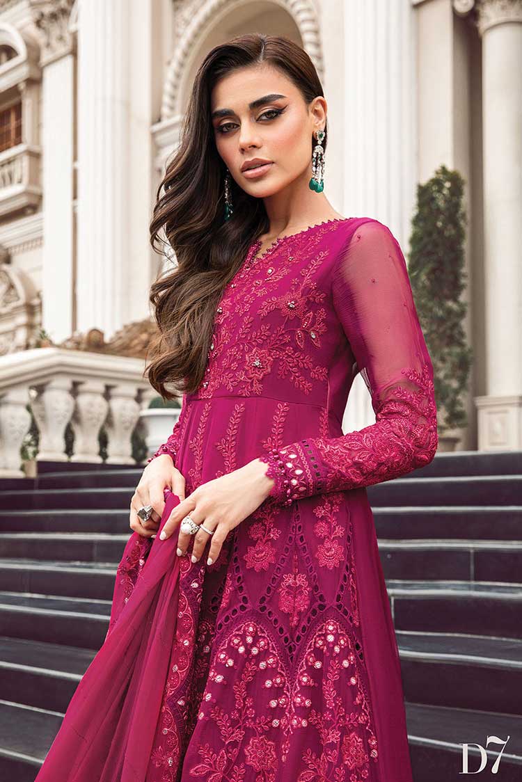 Maria B - Design 07 Pure Silk Chiffon Collection Style 2