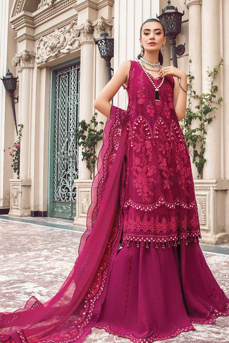 Maria B - Design 07 Pure Silk Chiffon Collection Style 1