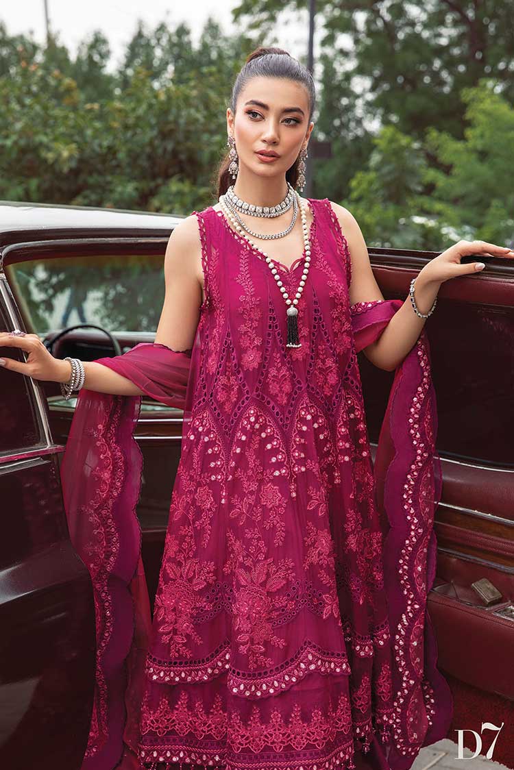 Maria B - Design 07 Pure Silk Chiffon Collection Style 1
