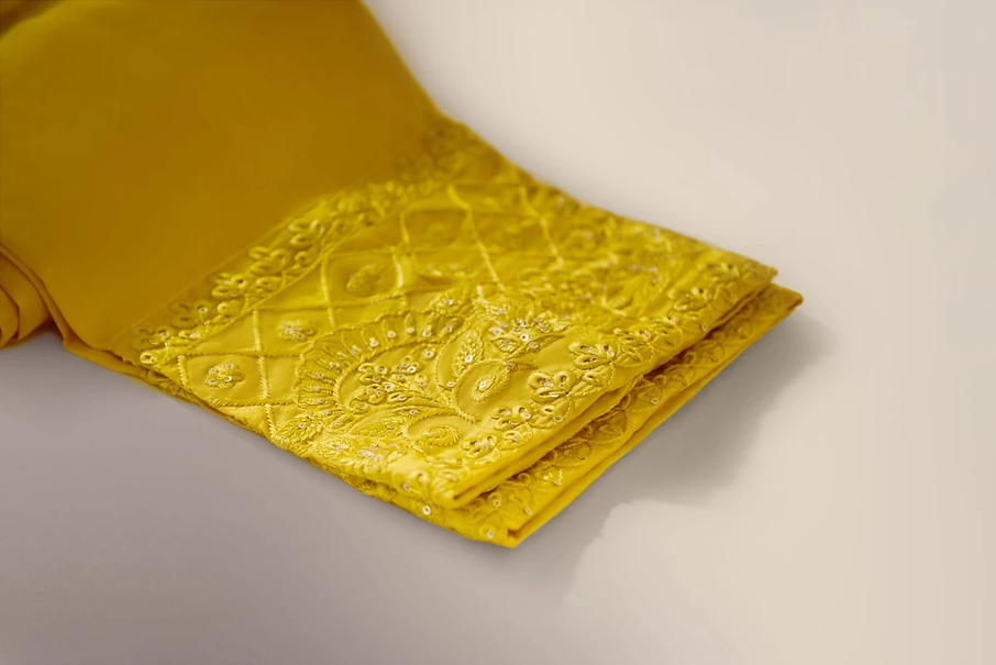 RAANI ( YELLOW DUPATTA SET )