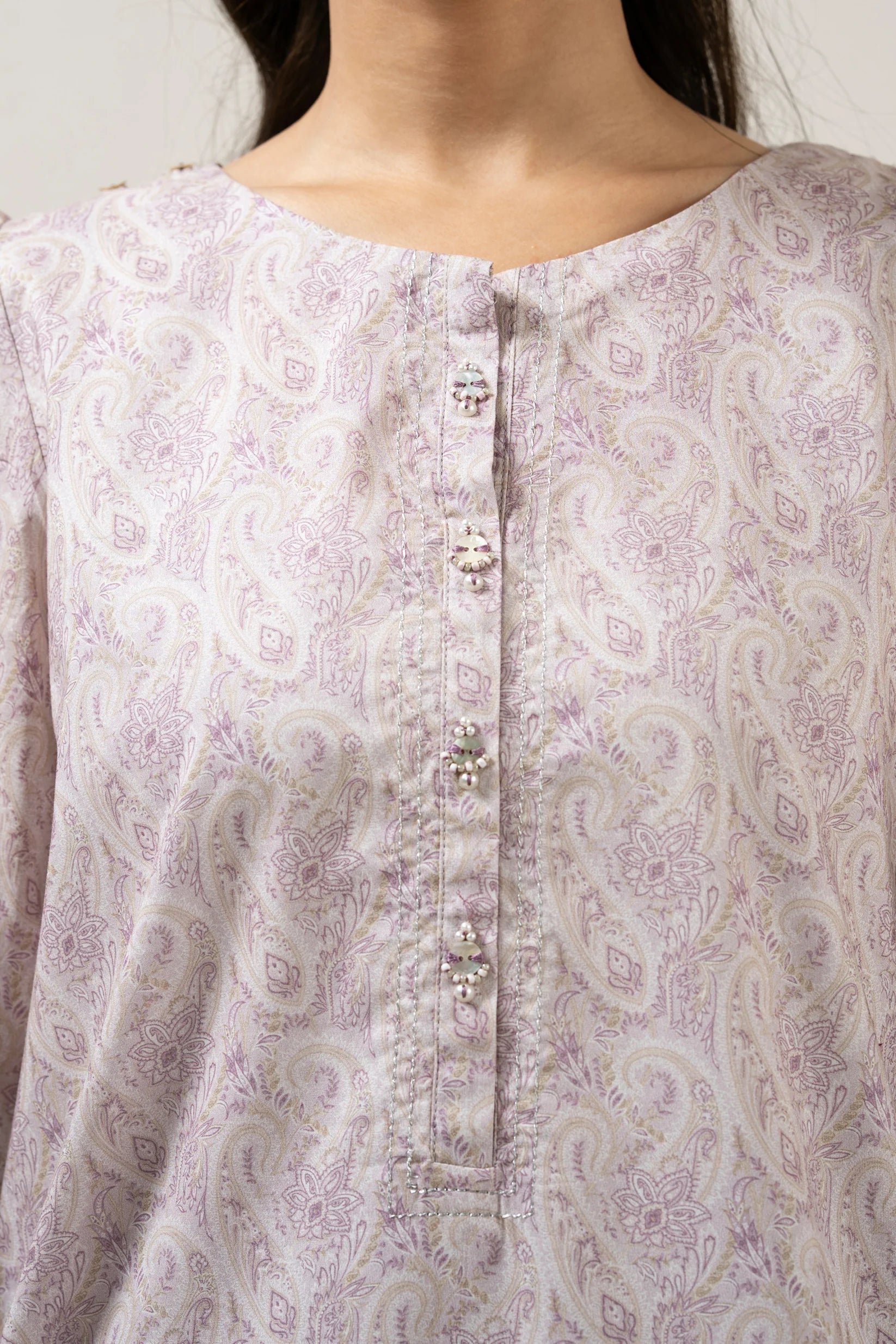 PRINTED LAWN UNSTITCHED 3 PIECE SUIT