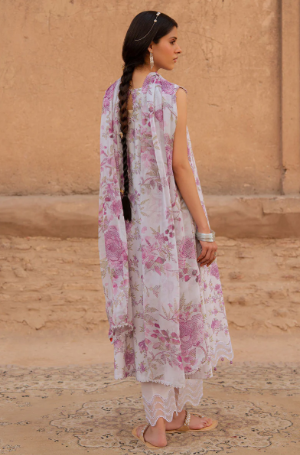 LILAC HINT-3PC PRINTED LAWN SUIT
